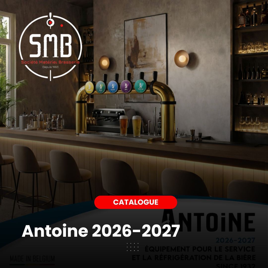 &Eacute;quipements de tirage et de r&eacute;frig&eacute;ration de la bi&egrave;re pr&eacute;sent&eacute;s dans le catalogue Antoine 2026-2027