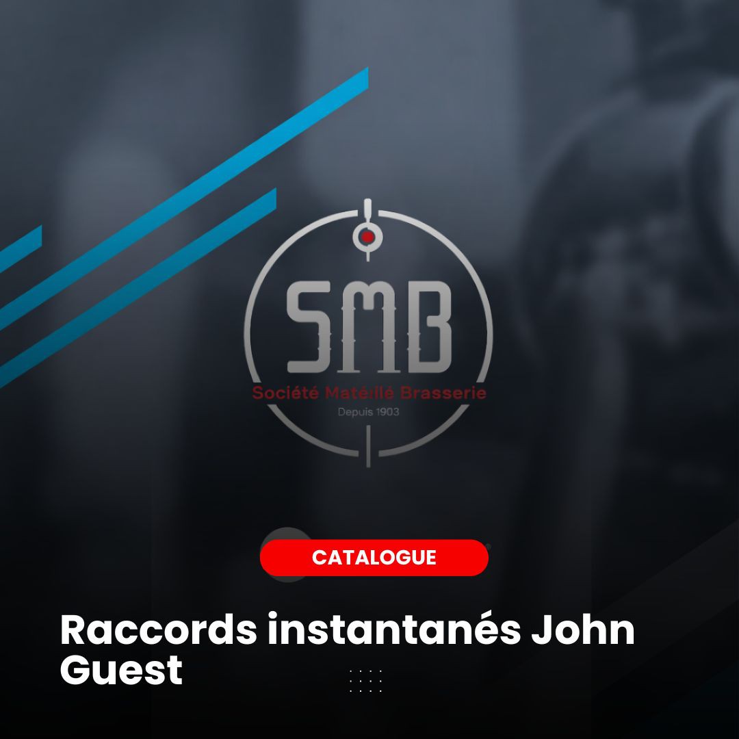 Visuel de couverture du catalogue SMB d&eacute;di&eacute; aux raccords instantan&eacute;s John Guest